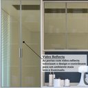 Ver imagem 7 de Cozinha Compacta 5 Peças com Tampos e Vidro Reflecta 230cm Linea Luciane Móveis