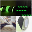 Ver imagem 7 de Fita Antiderrapante Refletiva 5 Metros Neon Fluorescente Escada Chao Degraus Antiqueda Segurança Ant