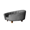Ver imagem 5 de Poltrona Cama Caminha Pet Laddi Veludo Cinza Dvinn