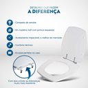 Ver imagem 3 de Assento Sanitário Thema Bone para Louça Incepa