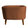 Cama Pet Caminha Cachorro Grande Veludo Casinha Luxo Colchão:veludo Terracota - 3