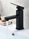 Ver imagem 1 de Lux Torneira Monocomando Preta em Aço e Abs Design Moderno e Sofisticado Preto
