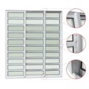 Ver imagem 2 de Porta de Correr com Travessas 3 Folhas Moveis Sequenciais 210 x 120 Elite com Fecho Automático Vidro Branco Brimak