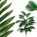 Ver imagem 6 de 3 Folhagem Artificial Samambaia 48cm Silicone Toque Real Planta Decorativa Ambiente Verde