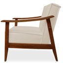 Ver imagem 4 de Poltrona Decorativa Vincenzza Veludo Bege