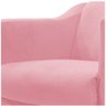 Kit 2 Poltrona Cadeira Decorativas Babel Suede Rosa Bebê - Florenzze Móveis - 6
