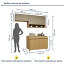 Ver imagem 3 de Lavanderia Modulada 3 Peças 5 Portas 2 Gaveta Simone Mendes