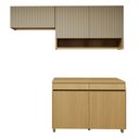 Ver imagem 2 de Lavanderia Modulada 3 Peças 5 Portas 2 Gaveta Simone Mendes