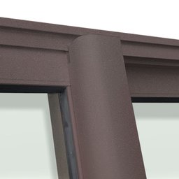 Porta de Correr com Travessas 4 Folhas Moveis 210 X 200 Elite com Fechadura Tetra Vidro Liso - 4