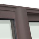 Ver imagem 4 de Porta de Correr com Travessas 4 Folhas Moveis 210 X 200 Elite com Fechadura Tetra Vidro Liso