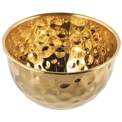 Tigela Inox Bowl Cumbuca Fruteira Saladeira Mesa Posta Buffet Sala de Jantar Refeiçao Cozinha Versat