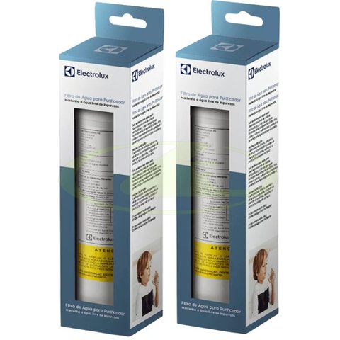 Kit 2 Unidades Refil Filtro de Água Original Electrolux Pe11b Pe11x Pc41b Pc41x Ph41b Ph41x 41037245