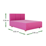 Cama Box Pet Para Cachorro E Gato 82X60X39:Pink - 3