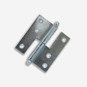 Dobradiça Hamburguesa 8cm Direita Cartela 2 Unidades Zincado 23880 Loth