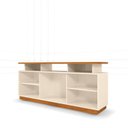 Ver imagem 5 de Rack para TV até 75 Polegadas 160cm Salvador Off White Marrom