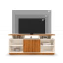 Ver imagem 7 de Rack para TV até 75 Polegadas 160cm Salvador Off White Marrom