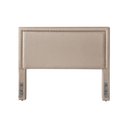 Ver imagem 3 de Cabeceira Cama Box Queen 1,60m Estofada Aruba Linho Bege