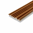 Ver imagem 3 de Painel Ripado Cor: Nogueira de Uso Interno em Wpc Double 2,90m X 18cm