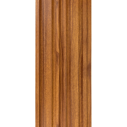Painel Ripado Cor: Nogueira de Uso Interno em Wpc Double 2,90m X 18cm - 2