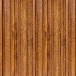 Painel Ripado Cor: Nogueira de Uso Interno em Wpc Double 2,90m X 18cm - 1