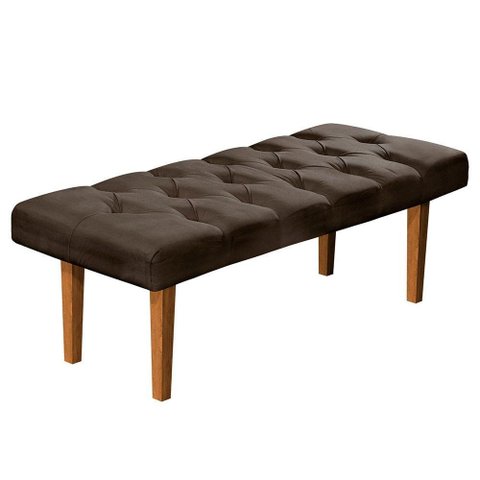 Recamier Banco Quarto Paris 150cm Suede Pavia:Marrom