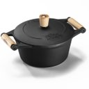 Ver imagem 1 de Caçarola Tradição Ferro 20x16cm 2,5l Tampa Panela Mineira