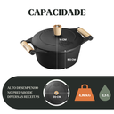 Ver imagem 3 de Caçarola Tradição Ferro 20x16cm 2,5l Tampa Panela Mineira