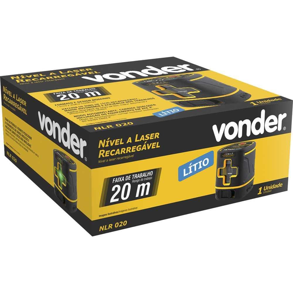 Nível Laser 20m Recarregável Nlr020 Vonder - 2