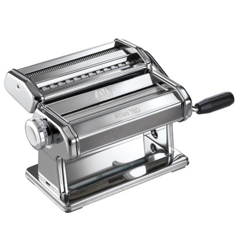 Maquina de Macarrão Atlas 180 Manual Massa Caseira Aço Inox
