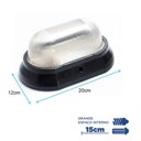 Ver imagem 3 de KIT 10 LUMINARIAS TARTARUGA ARANDELA PRETO EXTERNA SEM GRADE