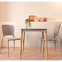 Ver imagem 3 de Mesa Laura 4 Lugares Quadrada Polipropileno 70cm Caramelo Tramontina