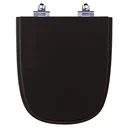 Ver imagem 1 de Assento Sanitário Laqueado Soft Close Ibiza Preto para vaso Incepa Laufen