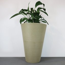 Vaso Bali 58 X 80 Cm Vasart 11 - Granito Areia - 1