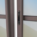 Ver imagem 6 de Porta de Correr com Travessas 4 Folhas Moveis 210 X 240 Elite com Fecho Automático Vidro Reflex