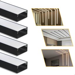 Perfil Led Sobrepor Alumínio 20x10mm 2m | Slim, Cortável e Resistente | Iluminação Residencial/comer - 1