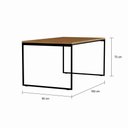 Ver imagem 4 de Mesa de Jantar Retangular Industrial