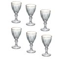 Ver imagem 1 de Jogo 6 Tacas Para Licor Dominic De Vidro 55ml Borda Dourada