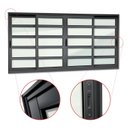 Ver imagem 2 de Janela Elite com Travessas 4 Folhas Moveis 100 X 150 Vidro Liso