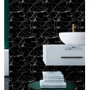 Ver imagem 1 de 10 Painel Placas Para Parede E Piso Chão Autocolante Laminado Preto 30x30cm