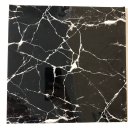 Ver imagem 2 de 10 Painel Placas Para Parede E Piso Chão Autocolante Laminado Preto 30x30cm