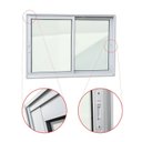 Ver imagem 2 de Janela Elite 2 Folhas Moveis 120 X 200 Vidro Liso