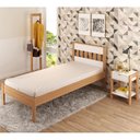Ver imagem 2 de Quarto Solteiro 3 Peçascm8006 Az1016 Az1019 Qt4 Amendoa Branco Tecno Mobili