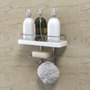 Ver imagem 2 de Porta Shampoo e Saboneteira Banheiro com Adesivo - Stolf