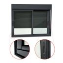 Ver imagem 3 de Janela Elite 2 Folhas Moveis com Persiana Integrada 100 X 120 Vidro Liso
