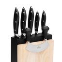 Ver imagem 2 de Cepo com 5 Facas e Picador de Temperos Daily Ghidini