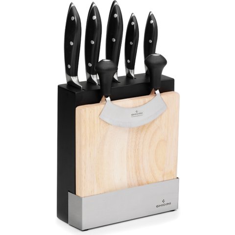 Cepo com 5 Facas e Picador de Temperos Daily Ghidini