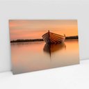 Ver imagem 7 de Quadro Decorativo Paisagem Canoa por do Sol Sala Quarto Casa Escritório