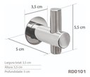 Ver imagem 3 de Cabide Simples Inox - Kromus RD0101