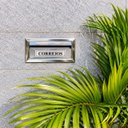 Ver imagem 1 de Caixa de Correio Inox Embutir Muro 20 x 20 x 9