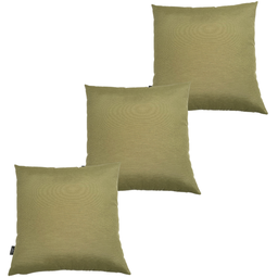 Kit 3 Almofadas Impermeável Antimofo Antiácaro Verde Oliva Área Externa 45cmx45cm - 1
